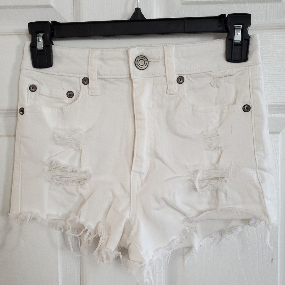 High rise shorts